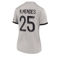 Fotbalové Dres Paris Saint-Germain Nuno Mendes #25 Dámské Venkovní 2022-23 Krátký Rukáv